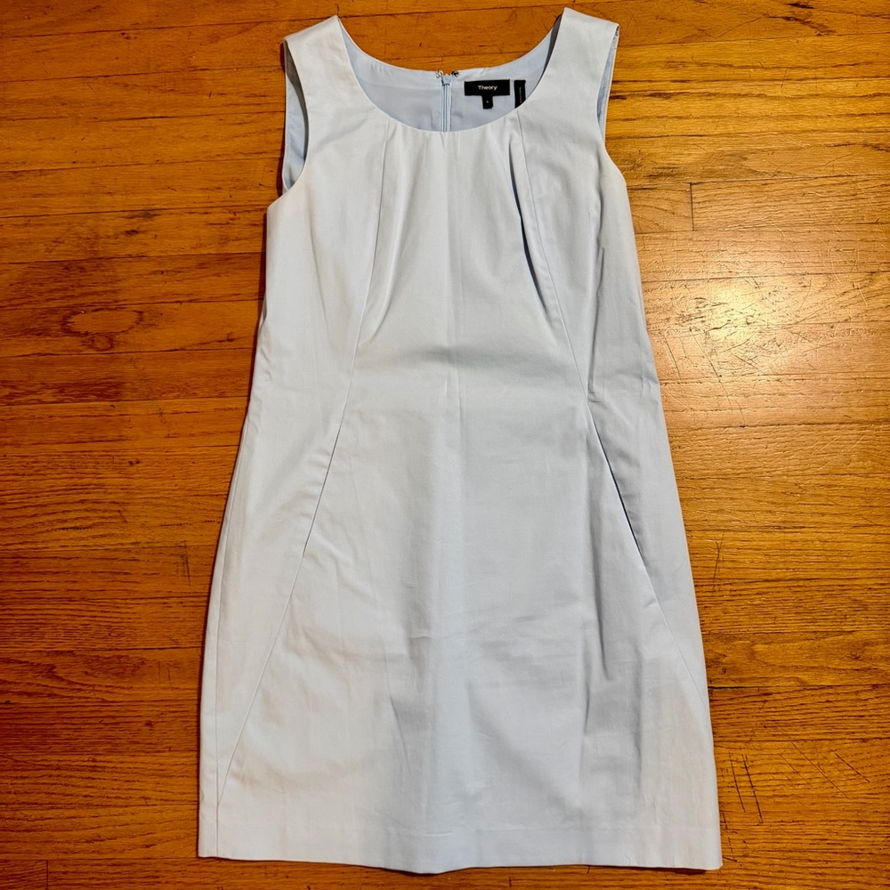 Theory Rikae Cauldwell Sleeveless Sheath Dress